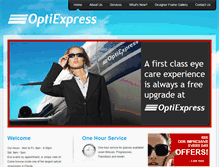 Tablet Screenshot of optiexpressusa.com